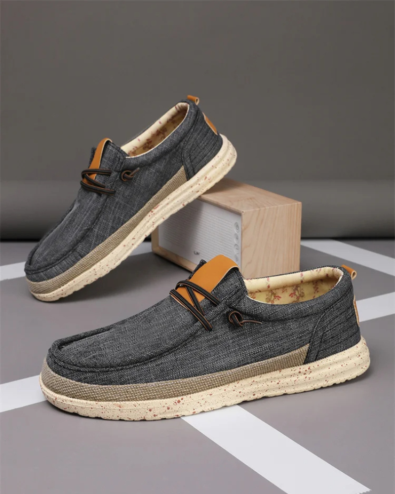 Sapato masculino leve e sofisticado, ideal para primavera e verão.