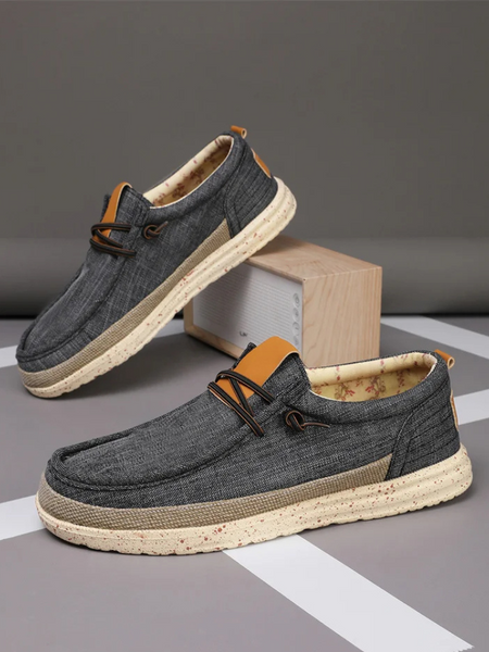 Sapato masculino leve e sofisticado, ideal para primavera e verão.